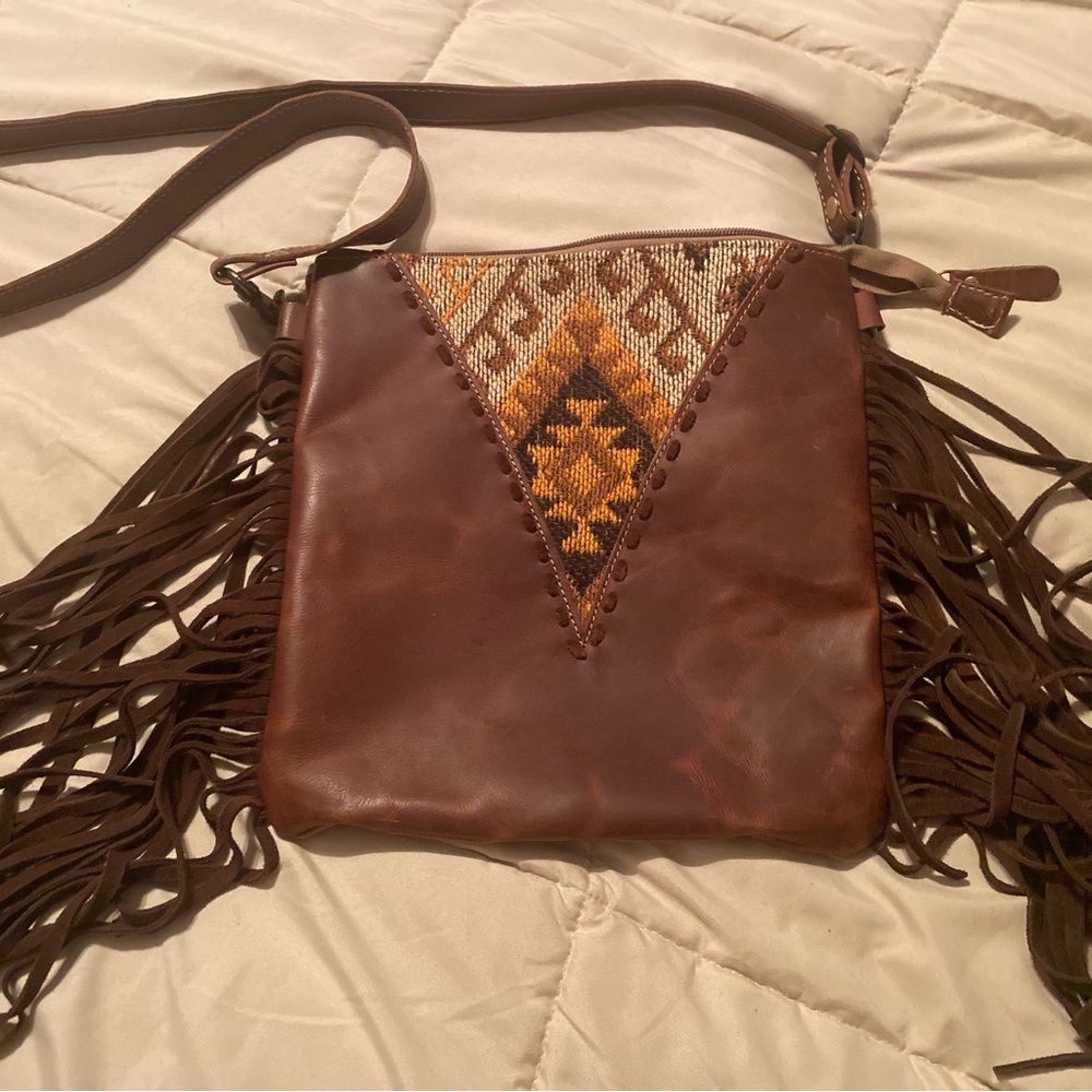 Super cute fringed Myra bag.